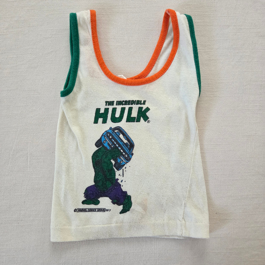 Vintage '77 Incredible Hulk Tank Top 2t
