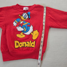 Load image into Gallery viewer, Vintage Donald Duck Crewneck 2/3t
