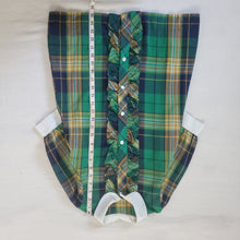 Load image into Gallery viewer, Vintage Green Plaid Dress 5t *missing button
