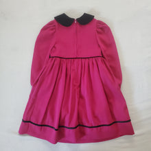 Load image into Gallery viewer, Vintage Dark Pink Long Sleeve Dress 4t
