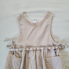 Load image into Gallery viewer, Vintage Tan Corduroy Dress kids 6
