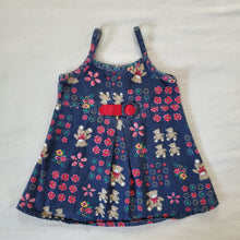 Load image into Gallery viewer, Vintage 90s Flowers + Bears Cami Dress 2t/3t
