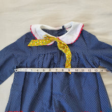 Load image into Gallery viewer, Vintage School Themed Long Sleeve Dress 4t
