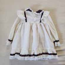 Load image into Gallery viewer, Vintage Frilly Long Sleeve Dress 18-24 months
