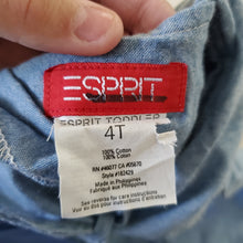 Load image into Gallery viewer, Vintage ESPRIT Denim Dress 4t
