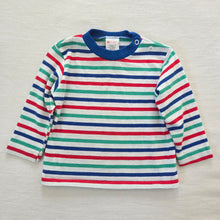 Load image into Gallery viewer, Vintage Multicolored Striped Long Sleeve 6-9 months
