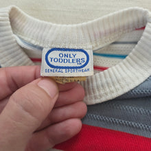 Load image into Gallery viewer, Vintage Multicolored Striped Long Sleeve 2t/3t
