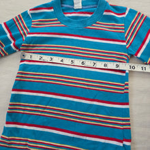 Load image into Gallery viewer, Vintage Blue/Red/Yellow Striped Long Sleeve 3t
