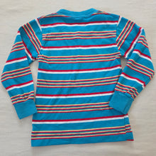 Load image into Gallery viewer, Vintage Blue/Red/Yellow Striped Long Sleeve 3t
