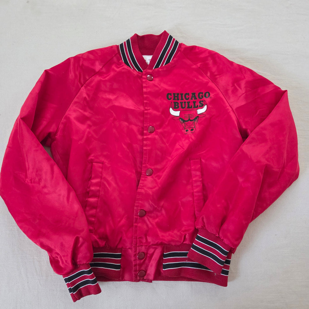 Vintage Chicago Bulls Satin Jacket kids 10/12