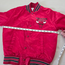 Load image into Gallery viewer, Vintage Chicago Bulls Satin Jacket kids 10/12
