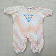 Load image into Gallery viewer, Vintage Guess Striped Slouchy Bodysuit 24 months
