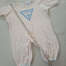 Load image into Gallery viewer, Vintage Guess Striped Slouchy Bodysuit 24 months
