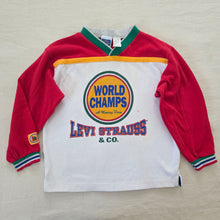 Load image into Gallery viewer, Vintage Levi&#39;s &quot;World Champs&quot; Long Sleeve kids 6/7
