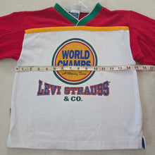 Load image into Gallery viewer, Vintage Levi&#39;s &quot;World Champs&quot; Long Sleeve kids 6/7
