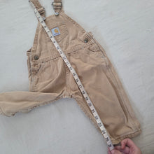 Load image into Gallery viewer, Vintage Carhartt Brown Overalls 18-24 months
