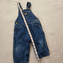 Load image into Gallery viewer, Vintage Oshkosh Denim Overalls 6-9 months

