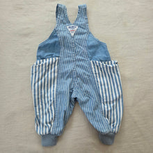 Load image into Gallery viewer, Vintage Oshkosh Striped Iogger Overalls 3-6 months
