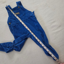 Load image into Gallery viewer, Vintage Oshkosh Blue Footed Overalls 3-6 months *flaw
