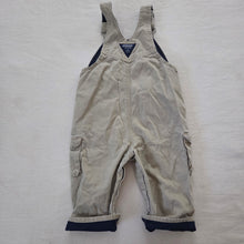 Load image into Gallery viewer, Vintage Y2k Oshkosh Tan Lined Overalls 12 months
