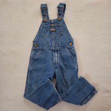 Load image into Gallery viewer, Vintage 70s/80s Oshkosh Denim Overalls 4t
