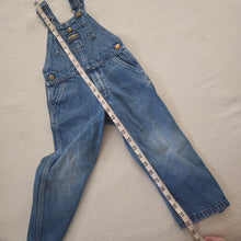 Load image into Gallery viewer, Vintage 70s/80s Oshkosh Denim Overalls 4t
