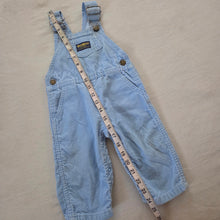 Load image into Gallery viewer, Vintage 70s/80s Oshkosh Sky Blue Overalls 12 months
