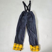 Load image into Gallery viewer, Vintage Black Suspender Jeans 5t/6
