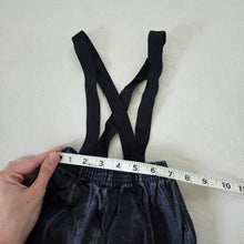Load image into Gallery viewer, Vintage Black Suspender Jeans 5t/6
