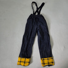 Load image into Gallery viewer, Vintage Black Suspender Jeans 5t/6

