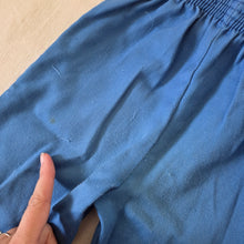 Load image into Gallery viewer, Vintage Flower Blue Suspender Pants 3t
