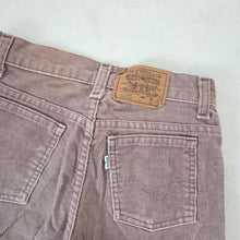 Load image into Gallery viewer, Vintage Levi&#39;s Brown Cord Pants kids 12
