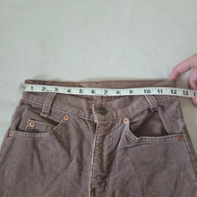 Load image into Gallery viewer, Vintage Levi&#39;s Brown Cord Pants kids 12
