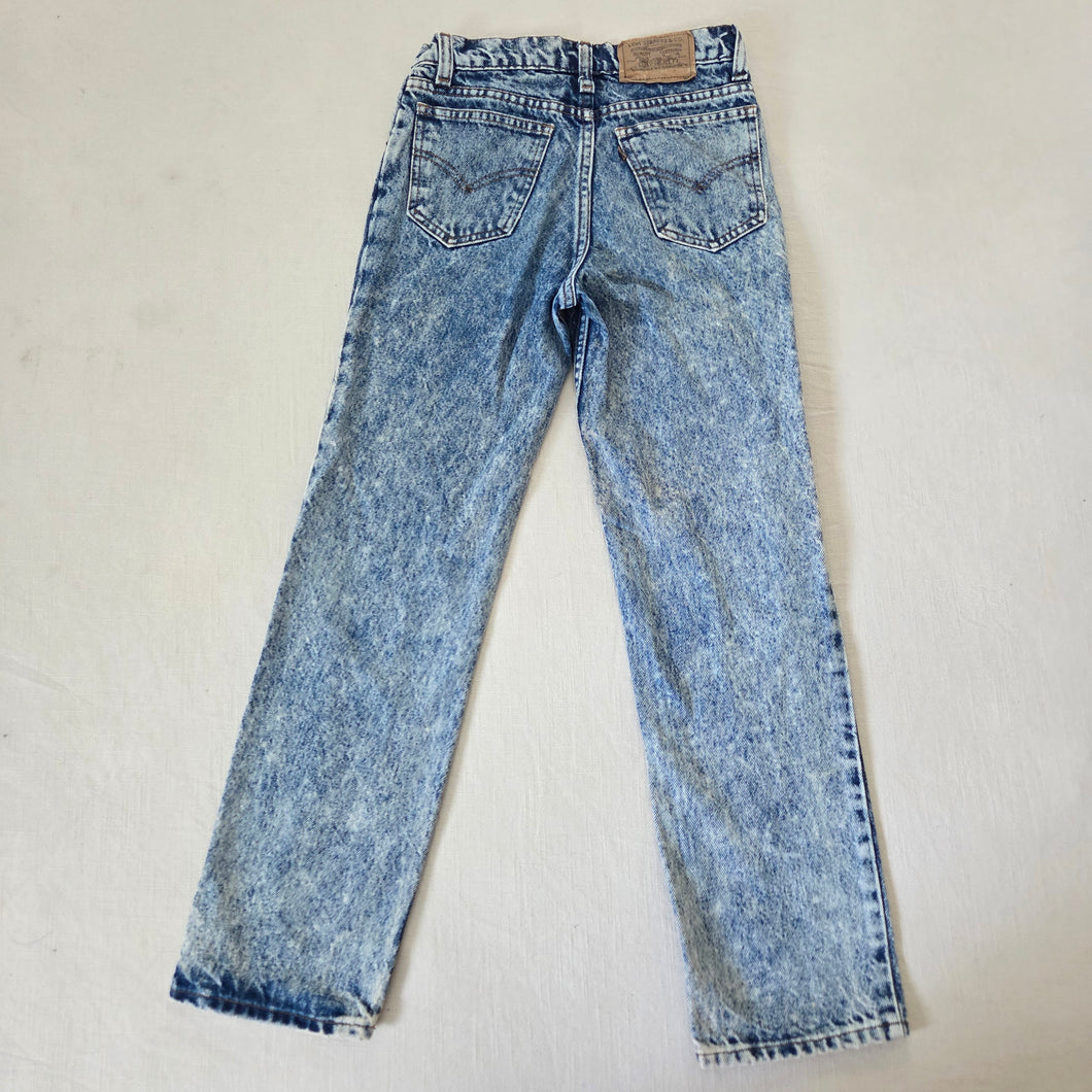 Vintage Levi's Acid Wash Jeans kids 12