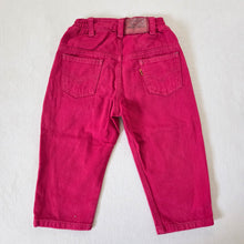 Load image into Gallery viewer, Vintage Levi&#39;s Red Jeans Orange Tab 2t/3t
