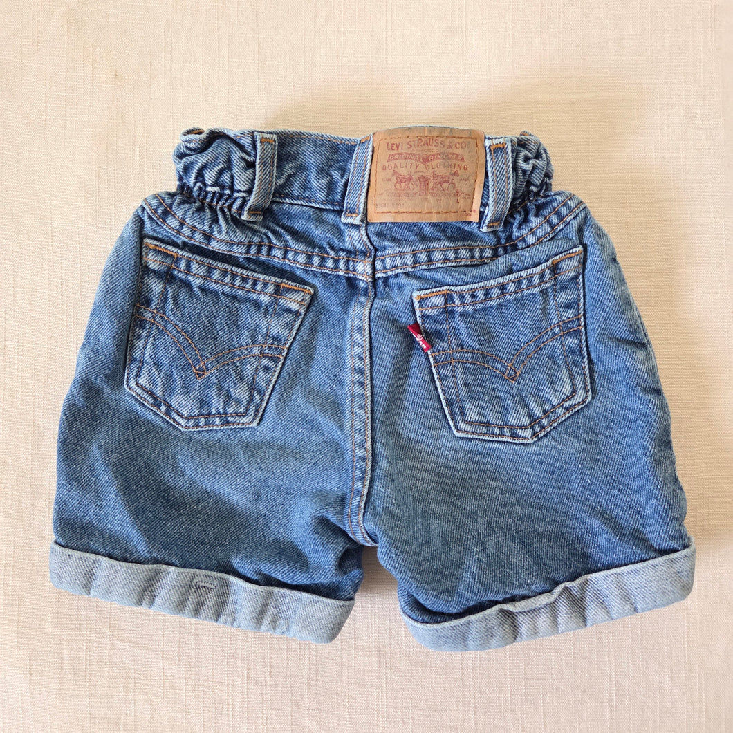 Vintage Levi's High Waisted Jean Shorts 4t