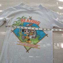 Load image into Gallery viewer, Vintage Mickey Reading Adventure Tee 5t/6
