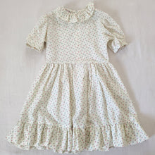 Load image into Gallery viewer, Vintage Small Floral Cream Dress kids 6
