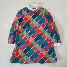 Load image into Gallery viewer, Vintage 70s Multicolored Dress 5t
