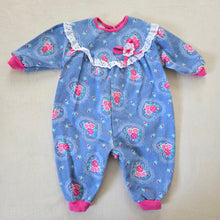Load image into Gallery viewer, Vintage Healthtex Floral Denim Bodysuit 6-9 months
