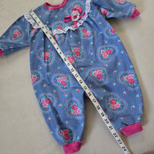 Load image into Gallery viewer, Vintage Healthtex Floral Denim Bodysuit 6-9 months
