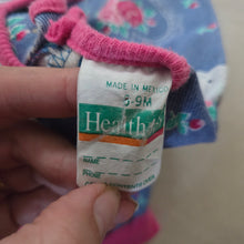 Load image into Gallery viewer, Vintage Healthtex Floral Denim Bodysuit 6-9 months
