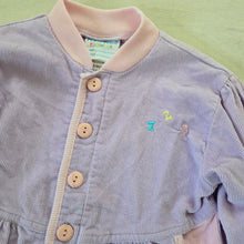 Load image into Gallery viewer, Vintage &quot;123&quot; Lavender/Pink Bodysuit 12-18 months
