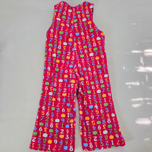 Load image into Gallery viewer, Vintage Numbers &amp; Apples Pantsuit 2t
