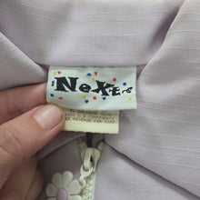 Load image into Gallery viewer, Vintage 90s Purple Daisy Jacket kids 7
