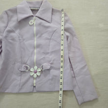 Load image into Gallery viewer, Vintage 90s Purple Daisy Jacket kids 7
