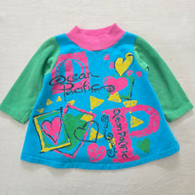 Load image into Gallery viewer, Vintage OP Color Block Heart Tunic/Dress 18-24 months/3t
