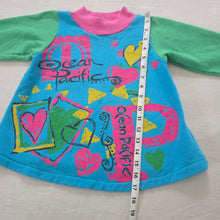 Load image into Gallery viewer, Vintage OP Color Block Heart Tunic/Dress 18-24 months/3t
