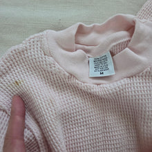 Load image into Gallery viewer, Vintage Bundle Pink Cotton Waffle Knit Bodysuits 0-3 months
