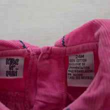 Load image into Gallery viewer, Vintage Pink Bubble Bodysuit 24 months
